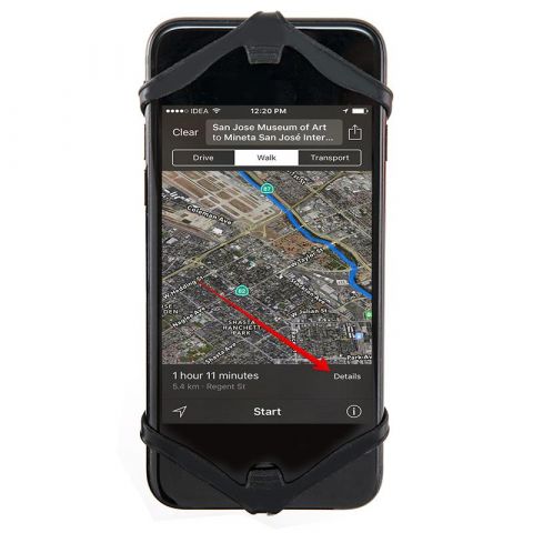 Soporte de celular ULAC Spyder Z para manubrio