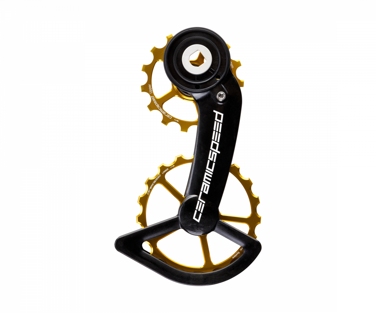 Pata CeramicSpeed OSPW para SRAM FORCE RED AXS dorada