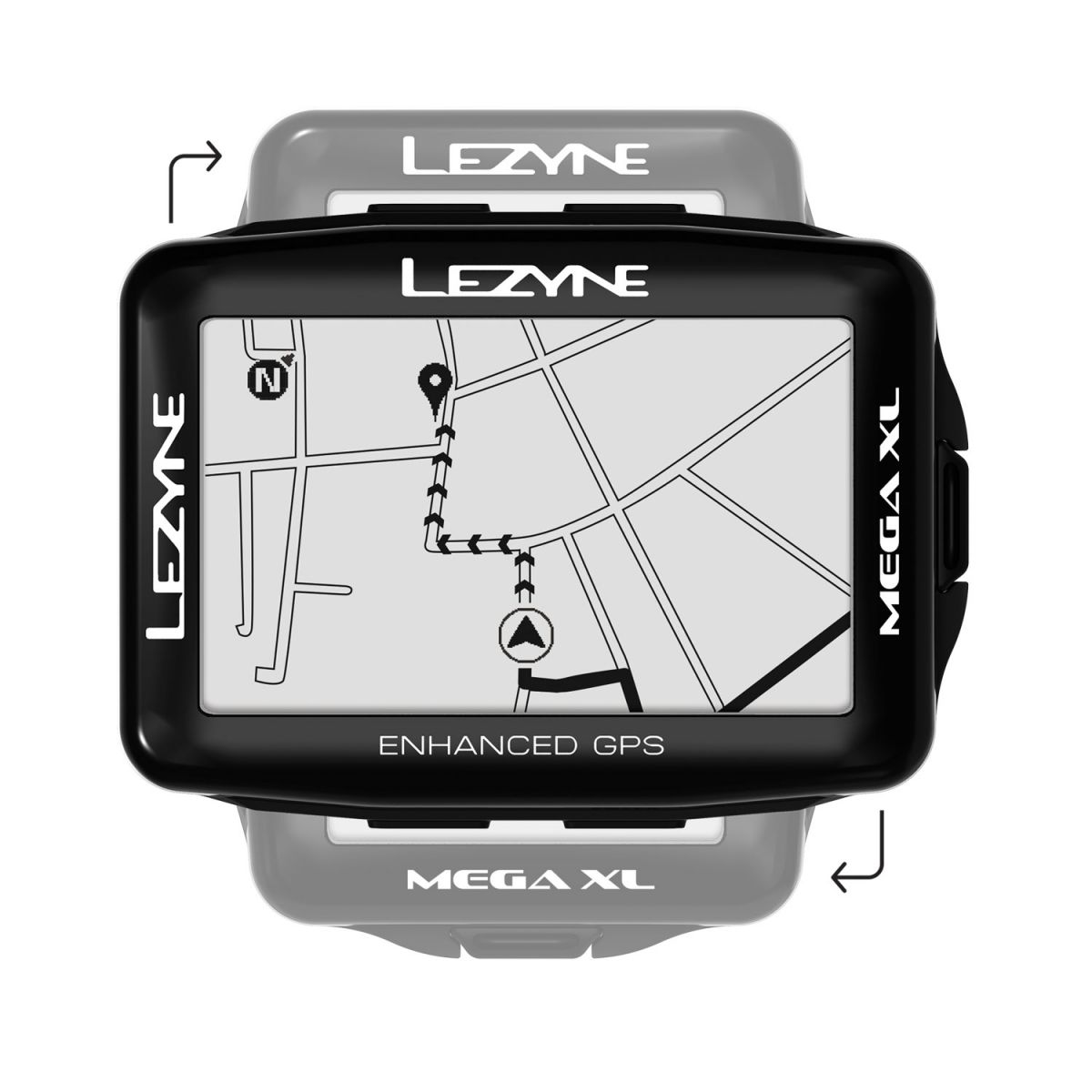 GPS Lezyne MEGA XL HRSC con sensor vel cad y cardíaco