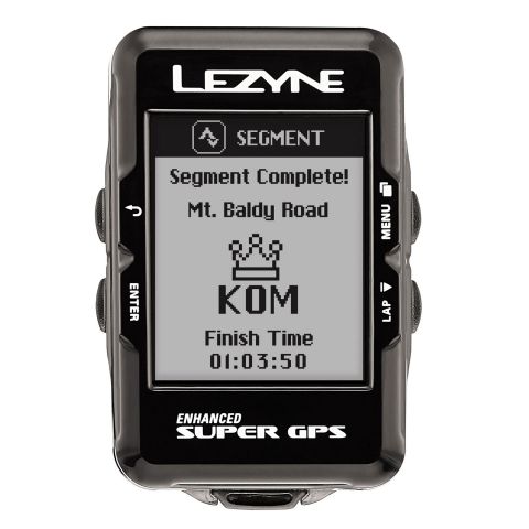 GPS Lezyne Super HRSC con sensores cardíaco velocidad y cadencia