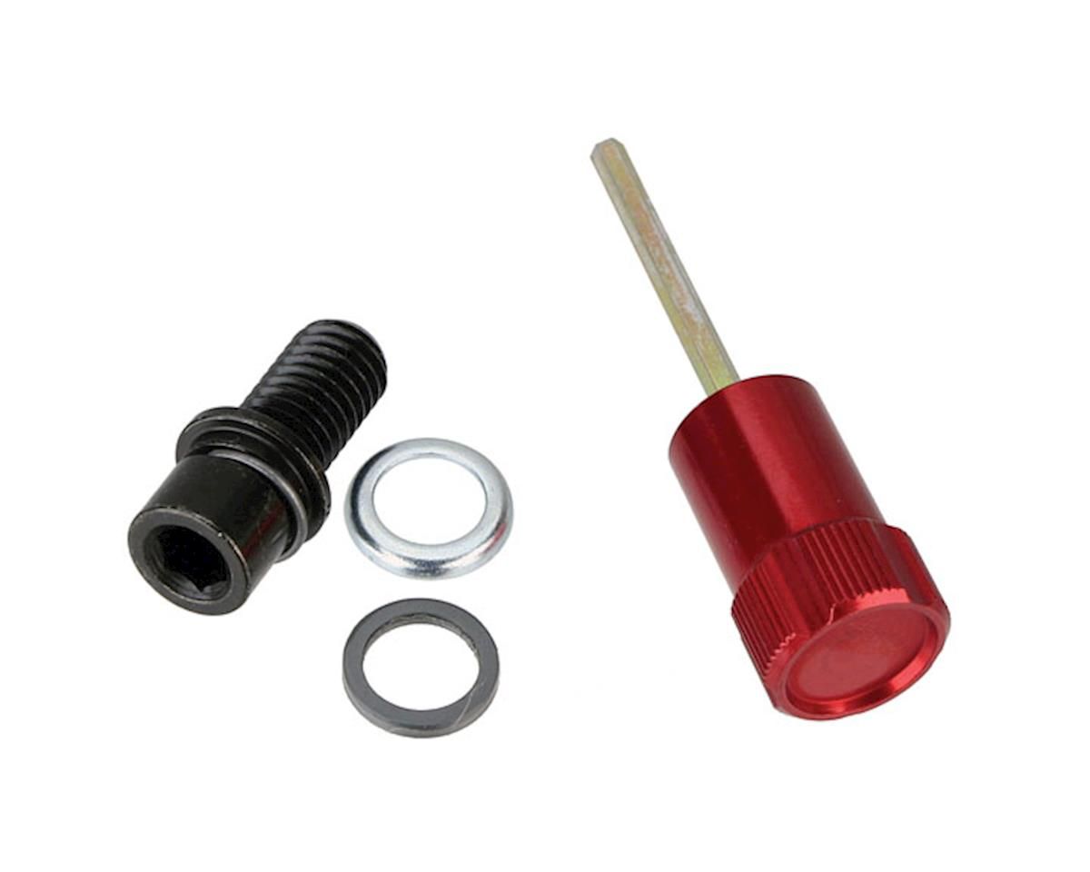 Llave de Ajuste (alum rojo) y Bulón de Horquilla Rock Shox Reba